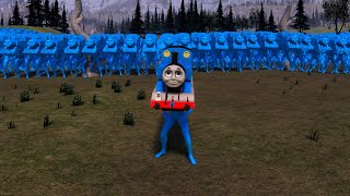 THOMAS THE TRAIN DESTROYING ZOMBIES - ULTIMATE EPIC BATTLE SIMULATOR screenshot 4