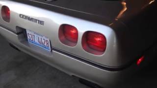 1986 Corvette Start and Idle 1986 Corvette Cold Start Dash Buttons And Interior