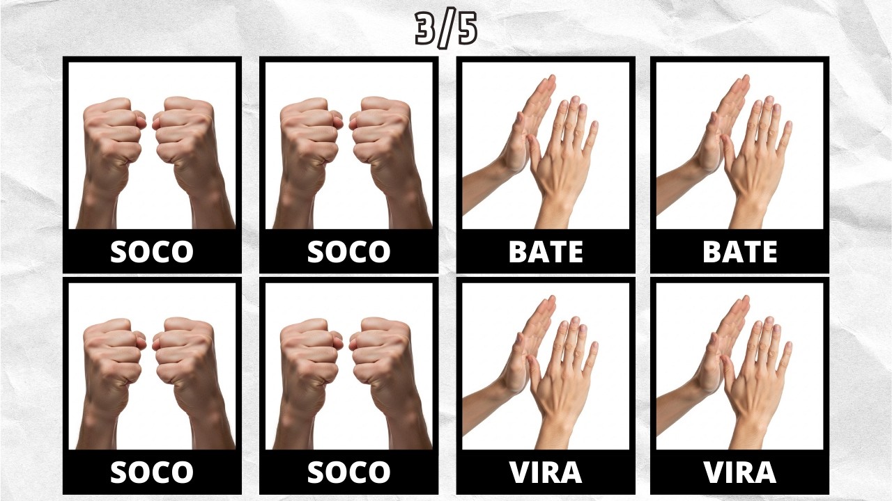 Diga a Palavra na Batida | Soco, Bate ou Vira? 😵‍💫 | Trava Língua de Mãos EXTREMO