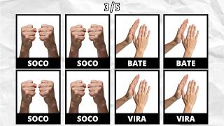 Diga A Palavra Na Batida Acerte O Movimento Na Batida Desafio Visual De Coordenação