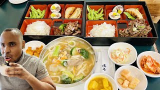 Traditional Korean Food Overdose! Trying Best Udon Noodle Bowl + Grilled Beef Boolgoki + Short Ribs