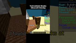 When Technoblade Broke Minecraft Monday