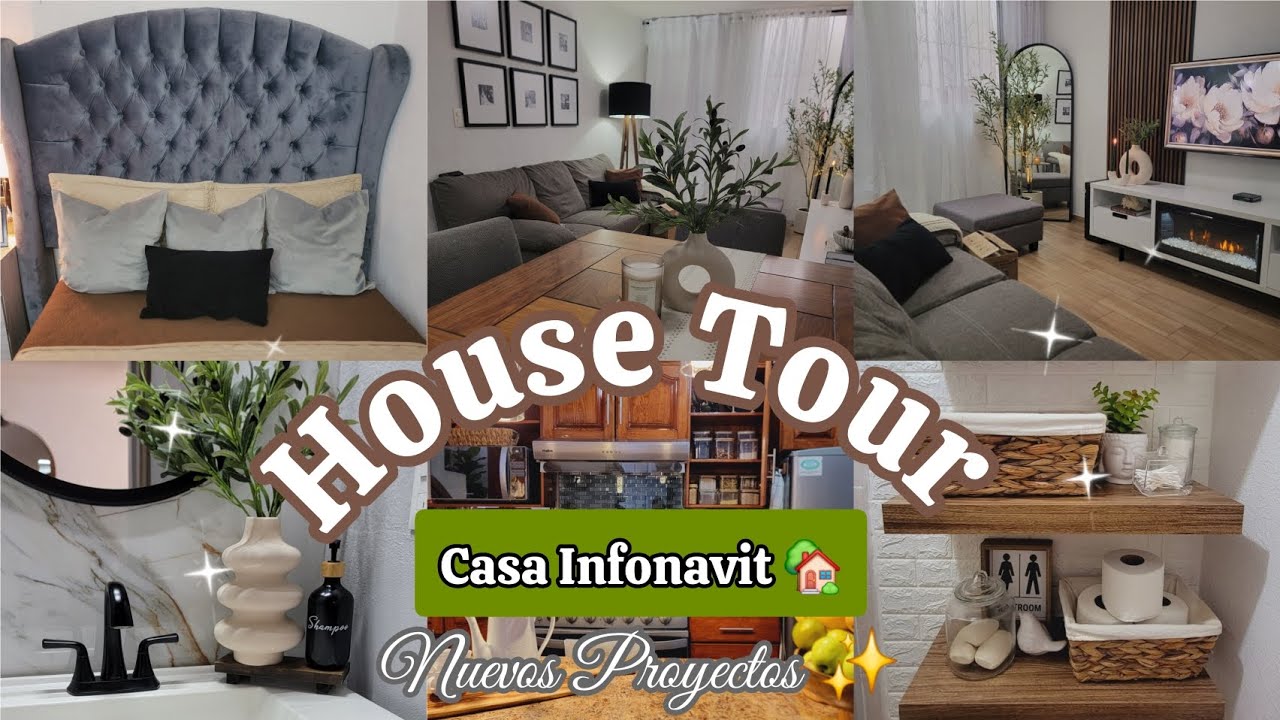 ✨️House Tour Casa Infonavit// NUEVOS PROYECTOS EN 🏡✨️