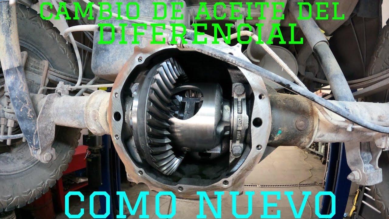 COMO CAMBIAR ACEITE DEL DIFERENCIAL quedo super limpio - YouTube