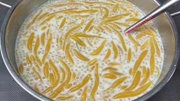 NẤU CHÈ CHUỐI SỢI NƯỚC CỐT DỪA Theo Kiểu Mới này thơm béo có độ mềm dai vừa phải