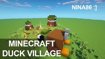 Minecraft: How to Build a Duck Village