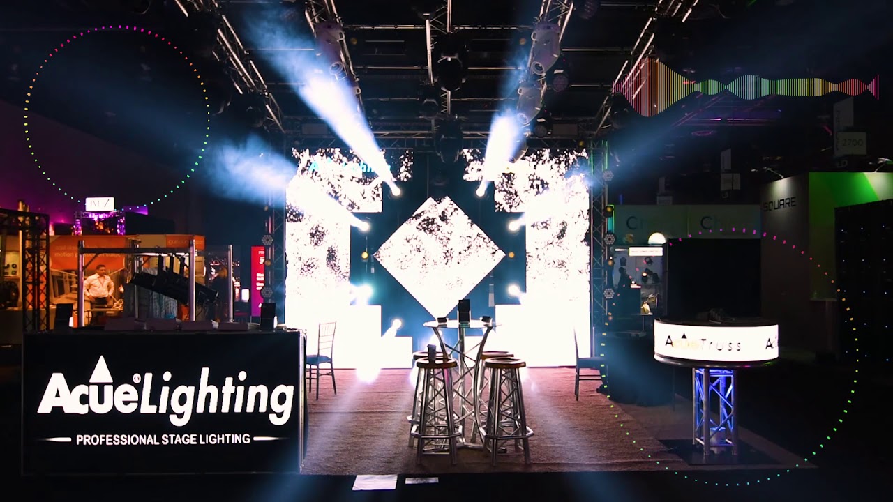 Acue Lighting LDI Show 2019 Las Vegas, NV (Full Lighting Show) Stage
