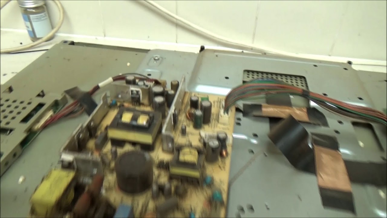 LCD TV Repair Part 1. YouTube