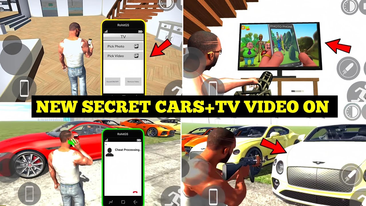 New Cars Cheat Code in Indian Bike Driving 3D 🤯🔥| TV Video On Feature in Update | Harsh in Game