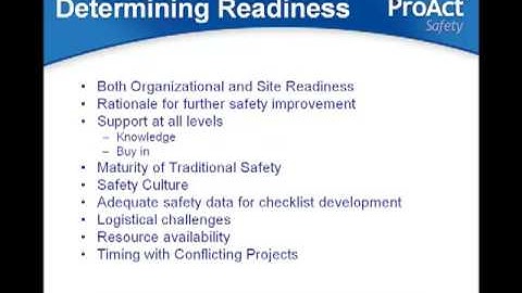 6 of 6 - Intro to Lean Behavior-Based Safety by ProAct Safety