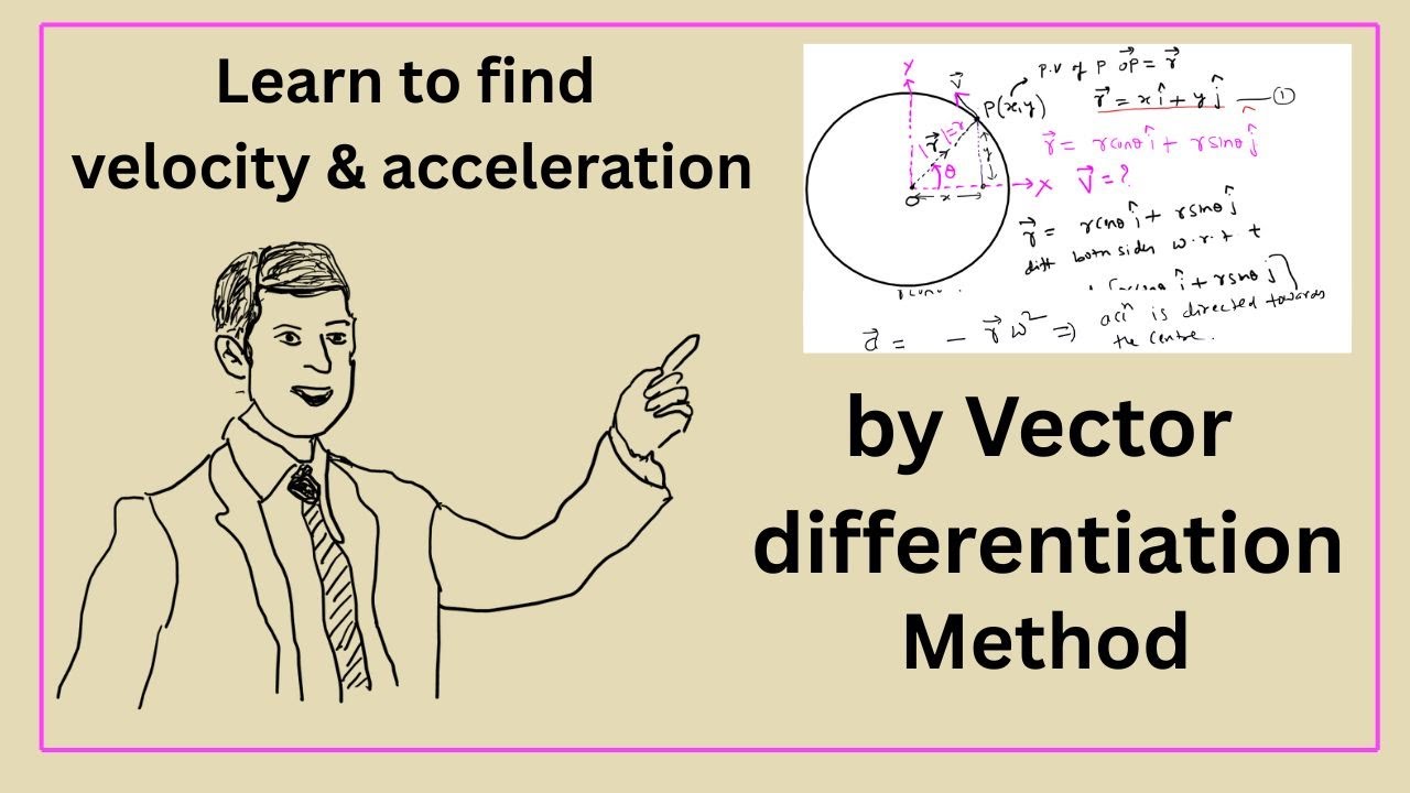 vector differentiation velocity and acceleration |velocity ...