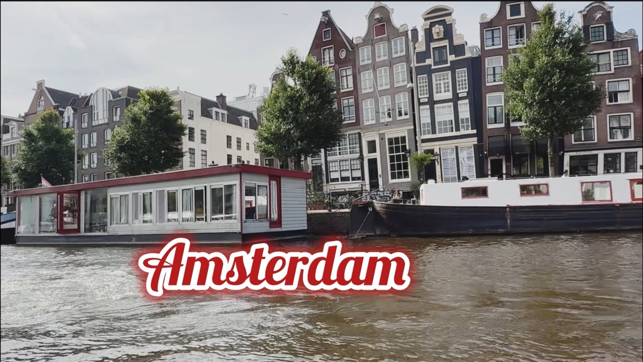 AMSTERDAM, NETHERLANDS 🇳🇱City canals cruise with a local tour guide 