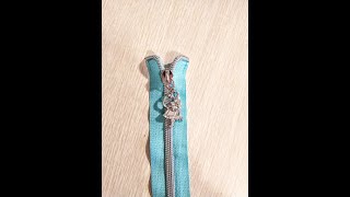How to Turn the Ends of Your Zipper Under to Create a Stop and Get a Clean Finish