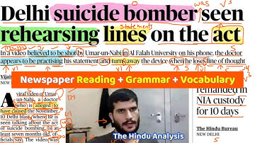 The Hindu Newspaper Reading | The Hindu Analysis Today | Learn English Through Newspaper Reading