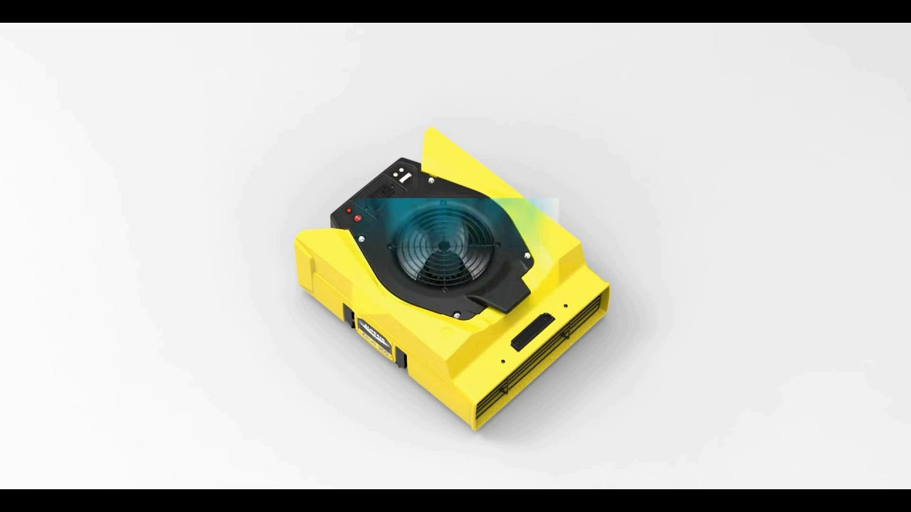 AlorAir Zeus 900 Air Mover Commercial Blower, for Carpets, Walls, Plumbing Use, Variable Speed Floor