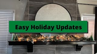 Easy 2021 Holiday Decor Setup