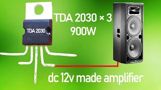 DIY Powerful Ultra Bass Amplifier TDA2030, Upradge Power to 900W | King of Creation #3