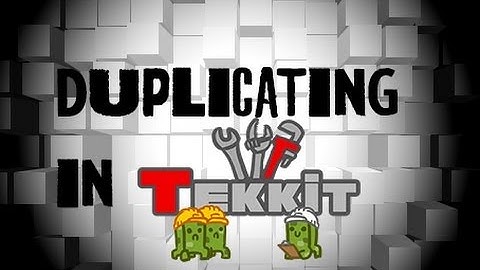 Minecraft Tekkit - How To Duplicate Items - Easy Tutorial