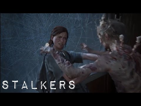 The Last Of Us 2: Ellie's First Encounter With Stalkers Full Fight