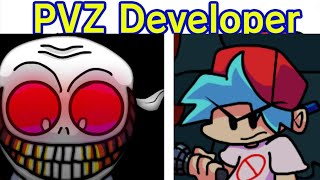 Friday Night Funkin Vs Plants Vs Zombies Developer Mode Fnf Mod