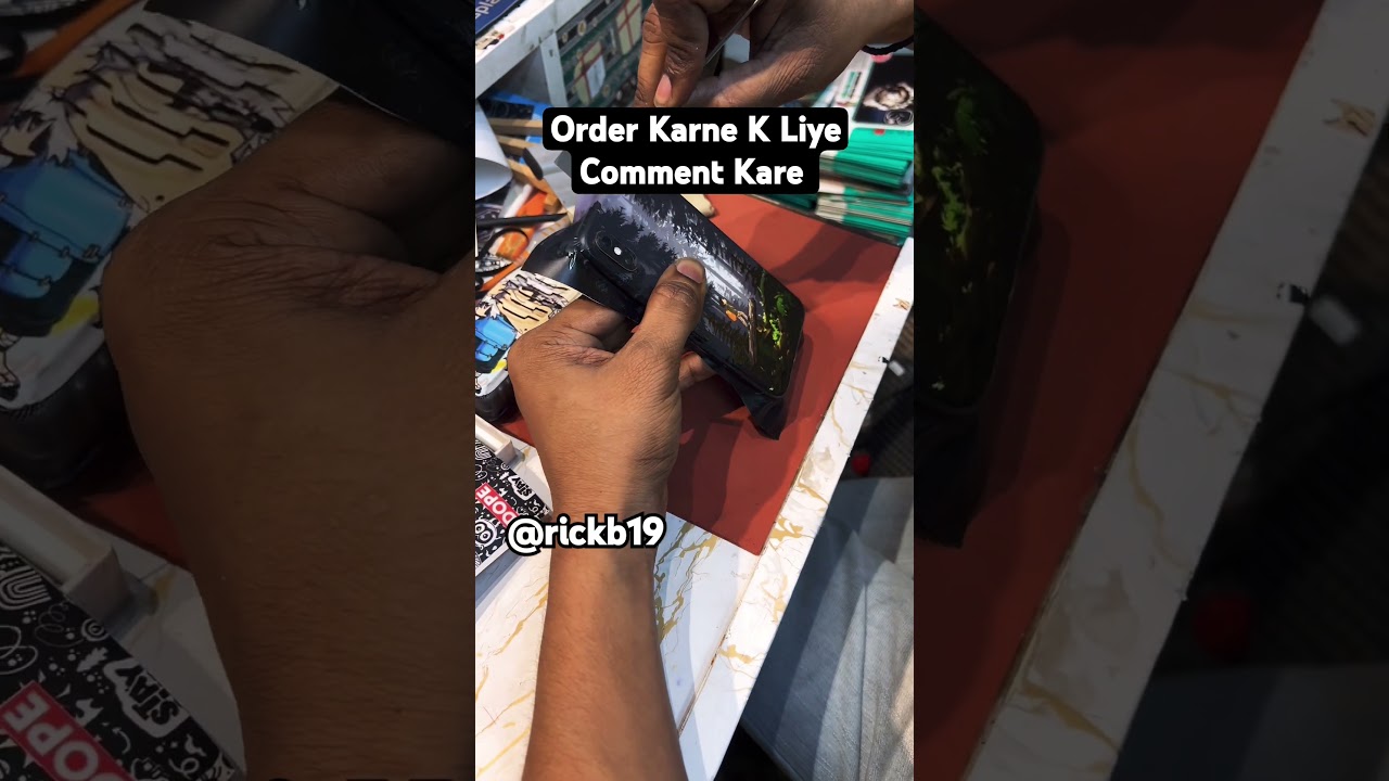 Mobile Skin Sticker That Looks 🔥 | Virus Embossed Skins" 