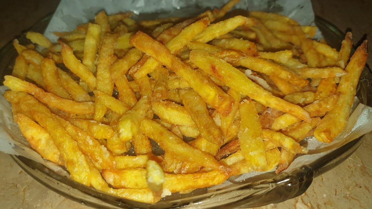 Crispy French fries Restaurant Style Fries at Home YouTube