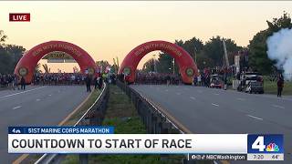 Information Watch the start of the 2026 Marine Corps Marathon Update