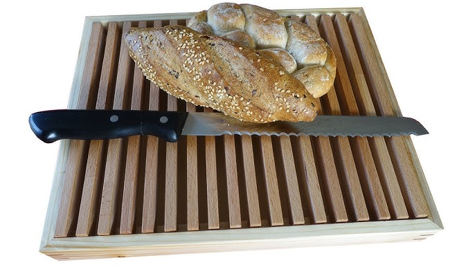 INCREÍBLE Tabla Para Cortar Pan - Bread Cutting Board 