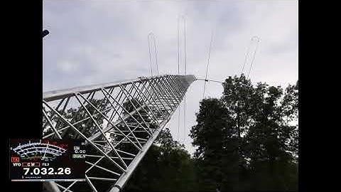 Raising new tower and SteppIR DB36 in 40 seconds