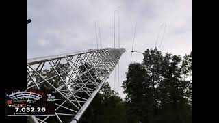 Raising new tower and SteppIR DB36 in 40 seconds