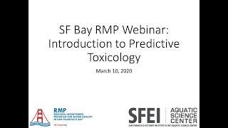 SF Bay RMP Webinar Introduction to Predictive Toxicology
