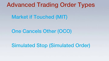 3 Advanced Trading Order Types Explained