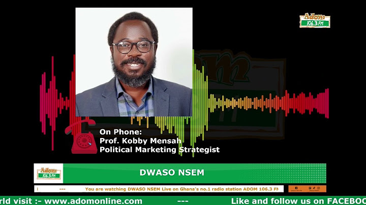 Napo must issue an apology to Ghanaians for belittling Kwame Nkrumah - Prof. Kobby Mensah