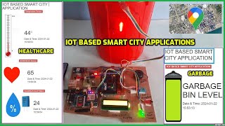 IoT Based Smart City Applications [Healthcare / Garbage] Monitoring System Project