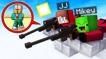 Mikey and JJ Became Secret Snipers in SQUID GAME in Minecraft (Maizen)