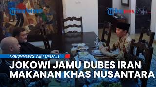 Jokowi Introduces Indonesian Cuisine During Meeting with Iranian Ambassador, Serving Lontong Sayu... screenshot 5