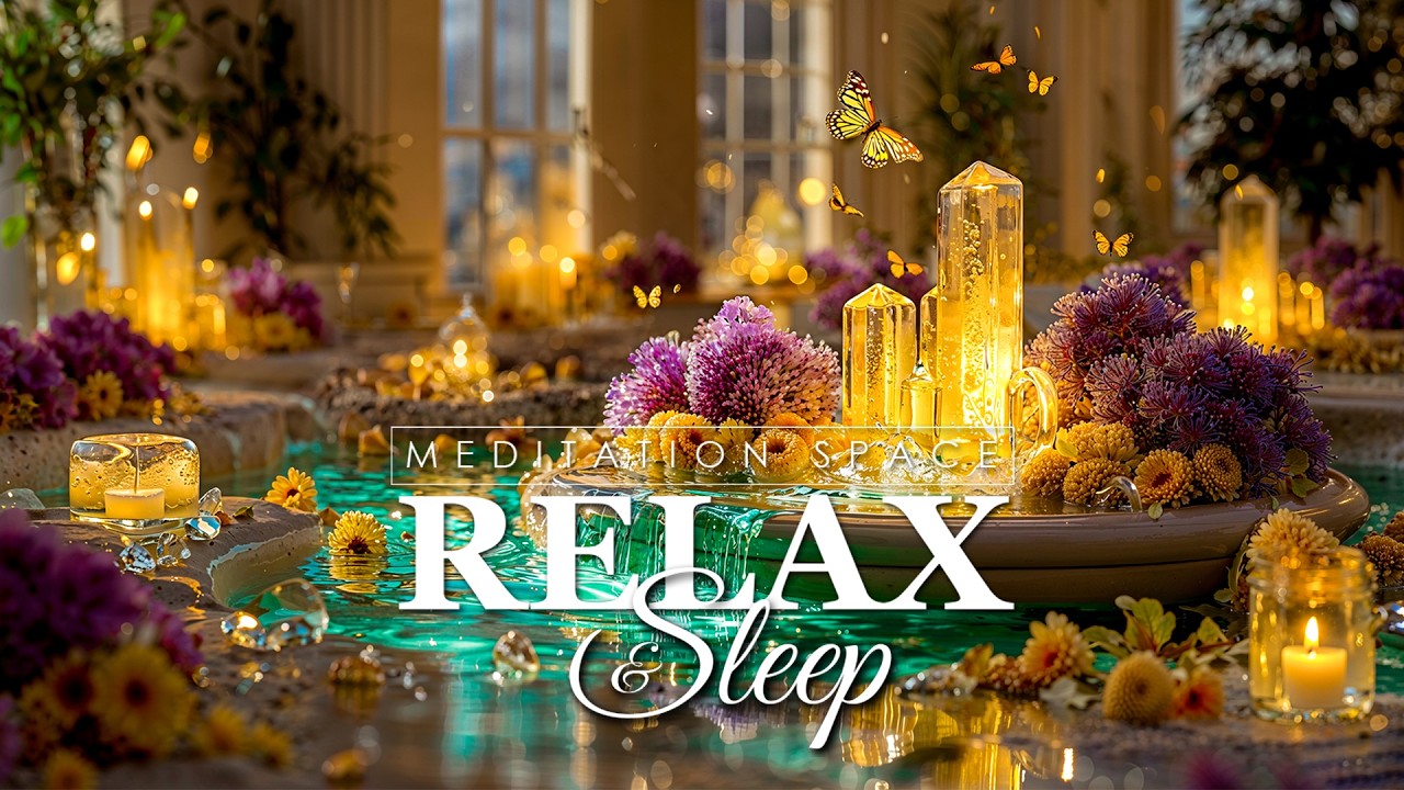 Healing Spa Piano & Crystal Water Ambience 🌿 Inner Peace, Stress Relief & Deep Sleep #24