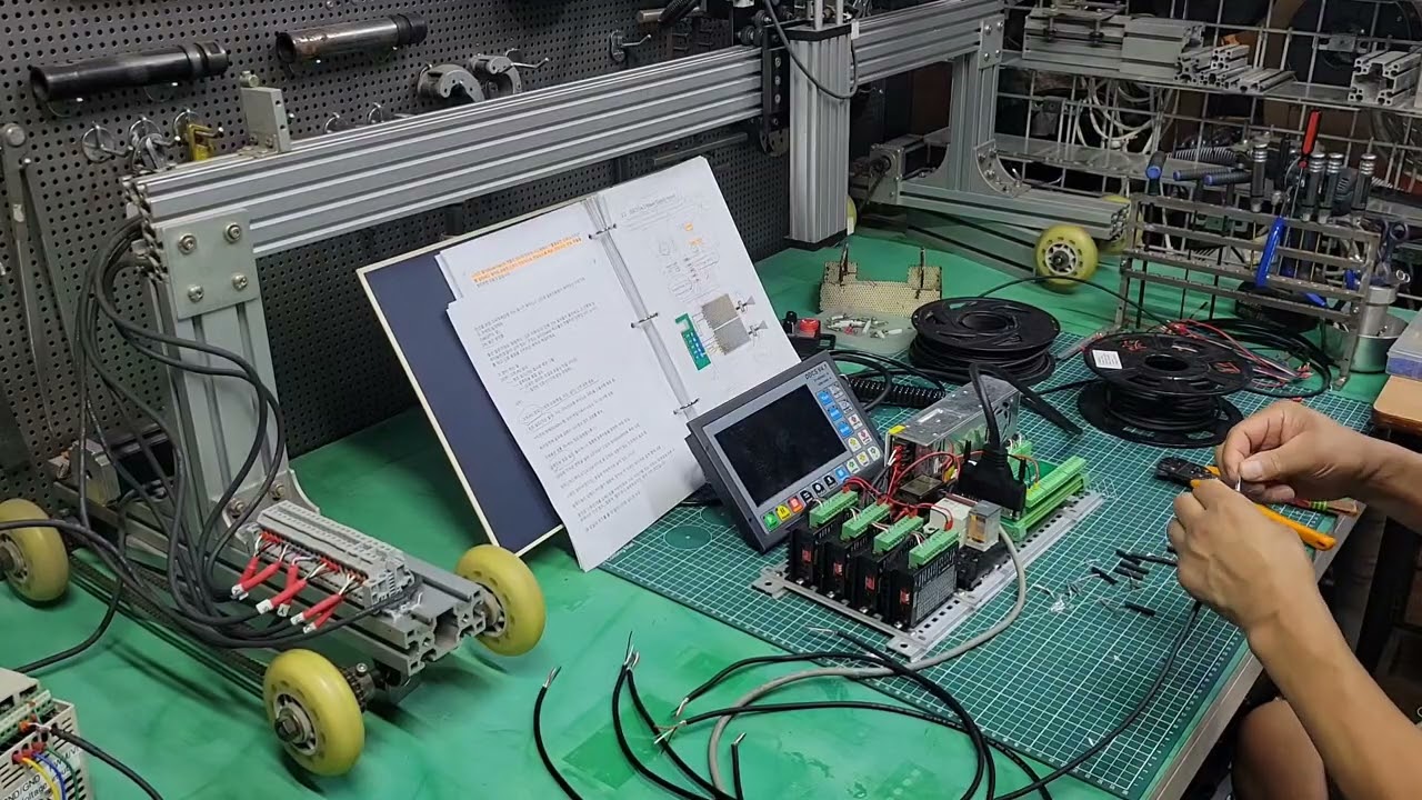 DDCSV 4.1 CNC 전선결선 작업! 스트리퍼·수축튜브 활용법