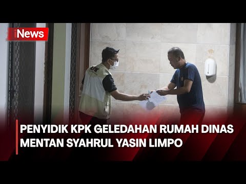 KPK Geledah Rumah Dinas Mentan Syahrul Yasin Limpo di Widya Chandra
