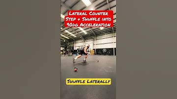 Lateral Counter Step & Shuffle Into 90dg Acceleration