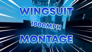 WINGSUIT IS OP! │ROBLOX PARKOUR WINGSUIT MONTAGE