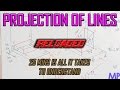 Projection of Lines RELOADED_Basic Concept & Cases Discussed with 3D Views