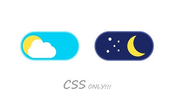 CSS Day Night CheckBox Without Images