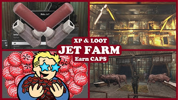 Jet Farm - Make Caps and Gain XP - No Glitches, Cheating or Mods Fallout 4 Settlement build -