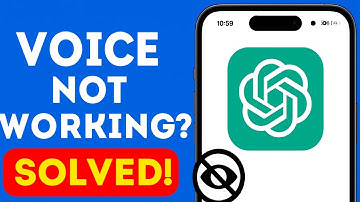 How To FIX ChatGPT Voice Conversation Not Working (2025)