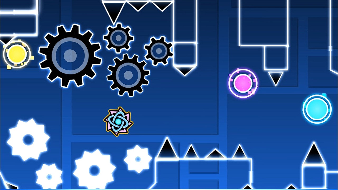 [2.1] 'simple level' layout by GalletonGD | Geometry Dash - YouTube