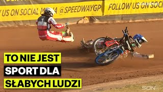 Wszystkie upadki z finału Speedway of Nations U-21 | Żużel