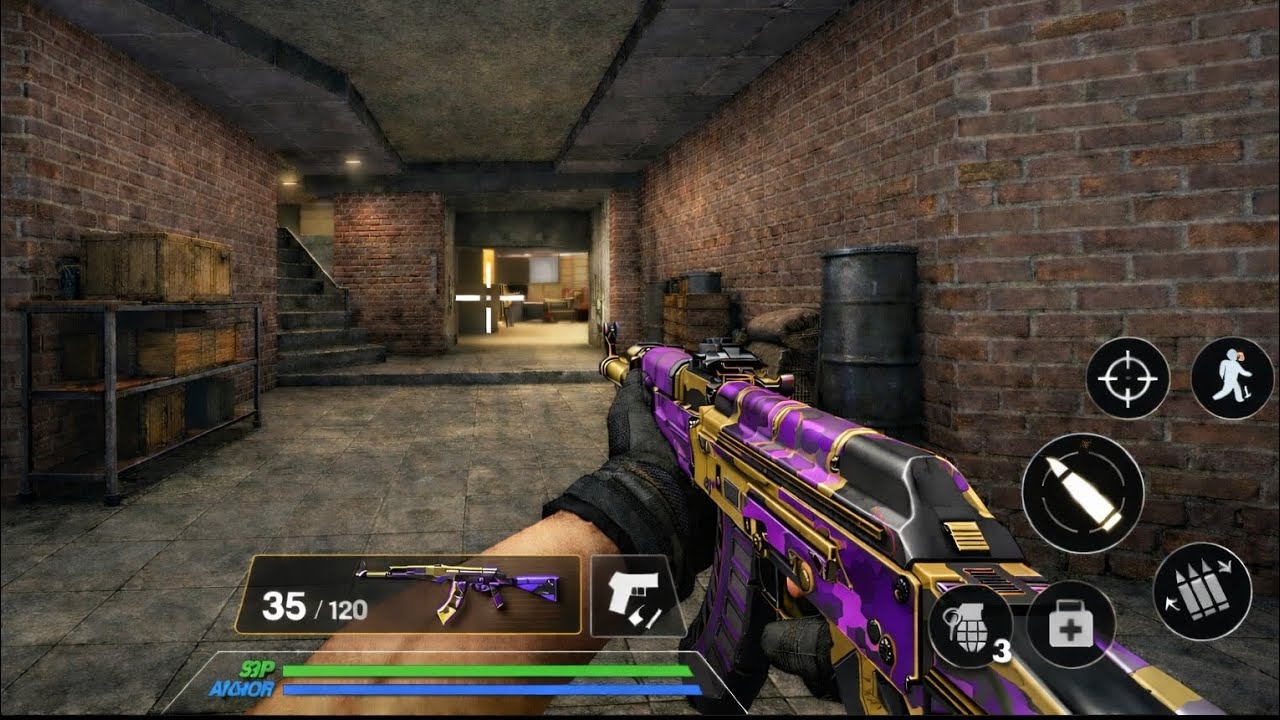 Intense FPS Gameplay with AK-47 | Epic Close-Range Battle 🔥 #24