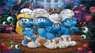 SMURFS AND THE LOST VILLAGE Movie Puzzle Video for Kids Learning Games Puzzle KIDS GAME CLUB screenshot 5