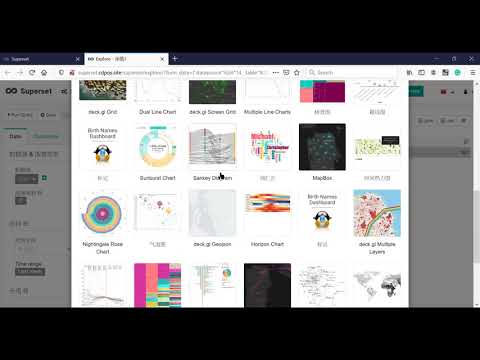 Apache Superset 桑基图, 力量图，热力图示范